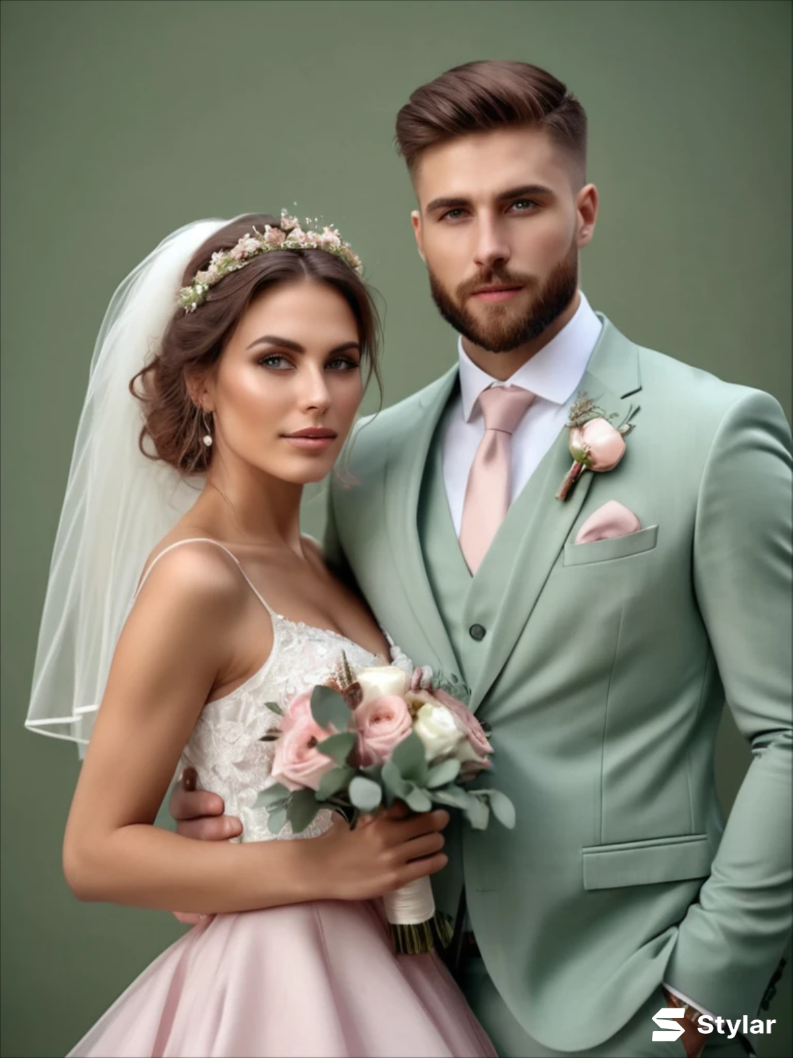 Dusty Rose and Sage Green: Spring Wedding Colors