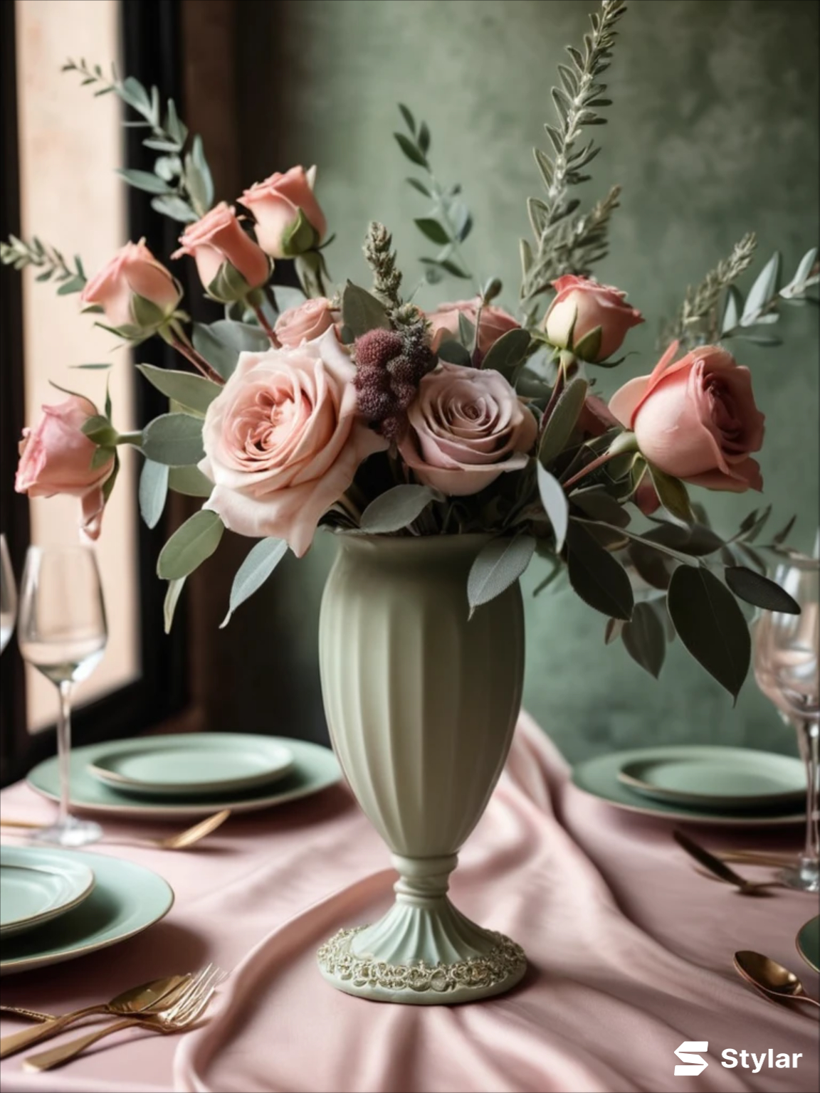 Dusty Rose and Sage Green: Spring Wedding Colors