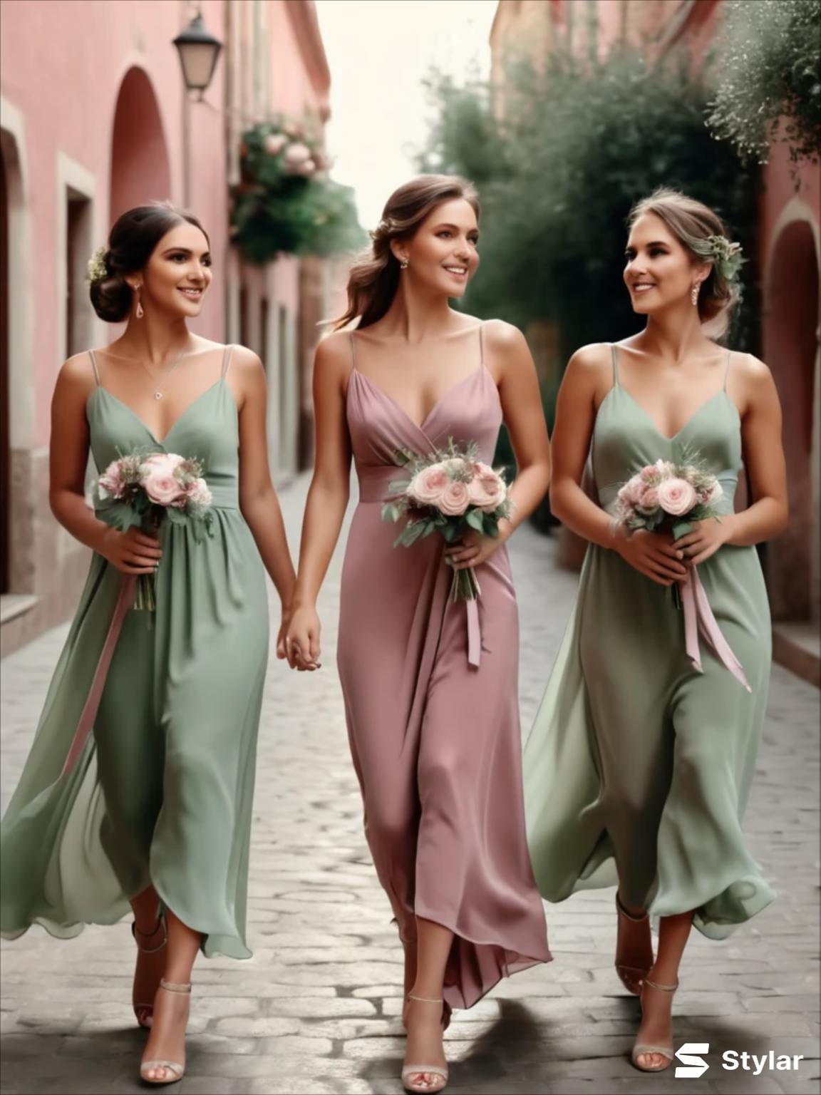 Dusty Rose and Sage Green: Spring Wedding Colors