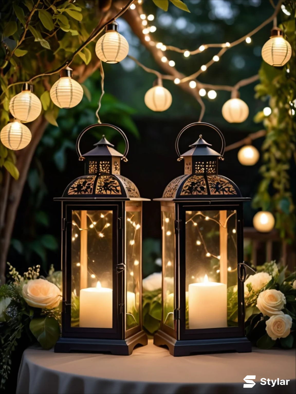 fairy wedding centerpiece