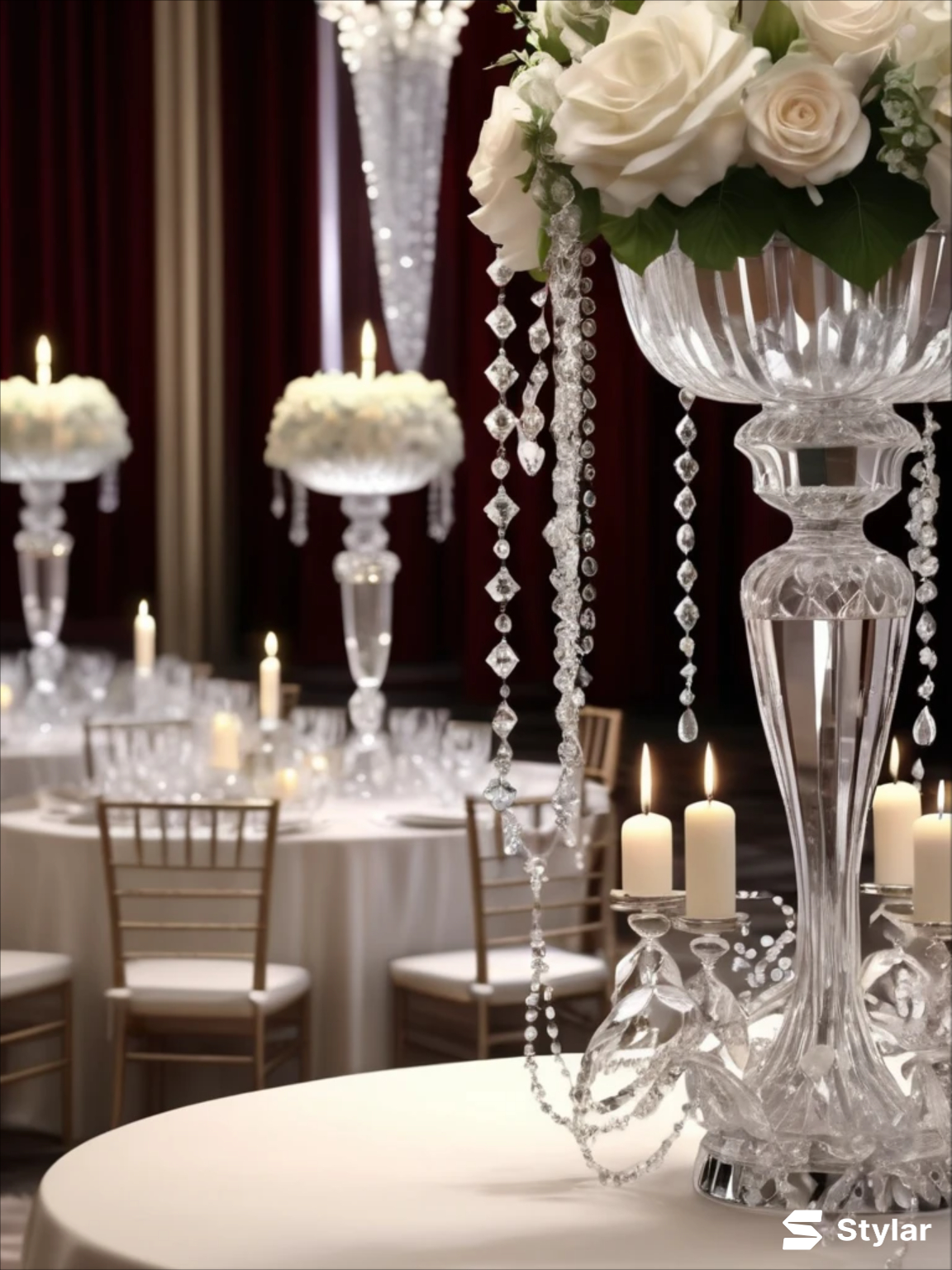 fairy wedding centerpiece