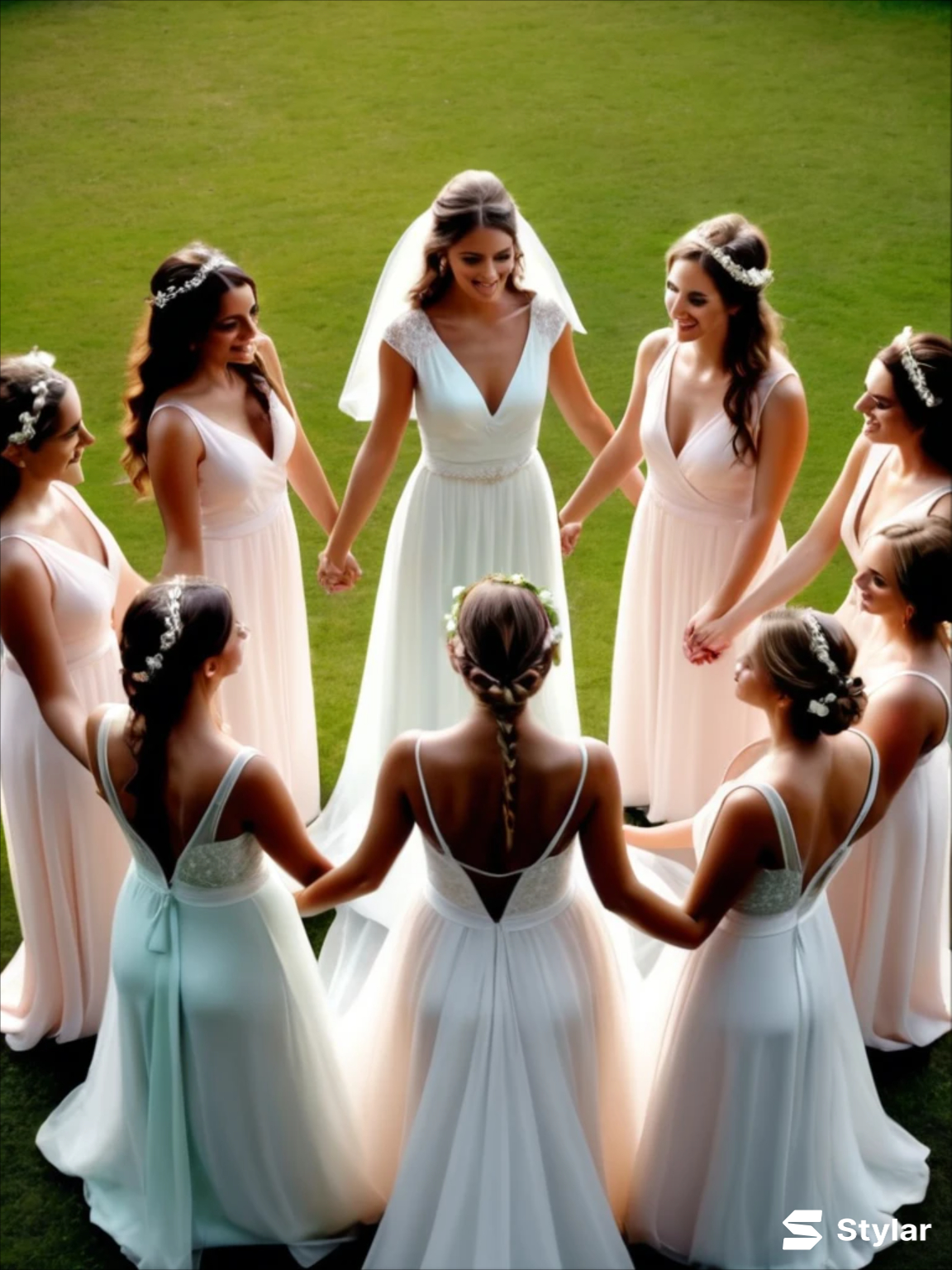 fairy wedding bridesmaids