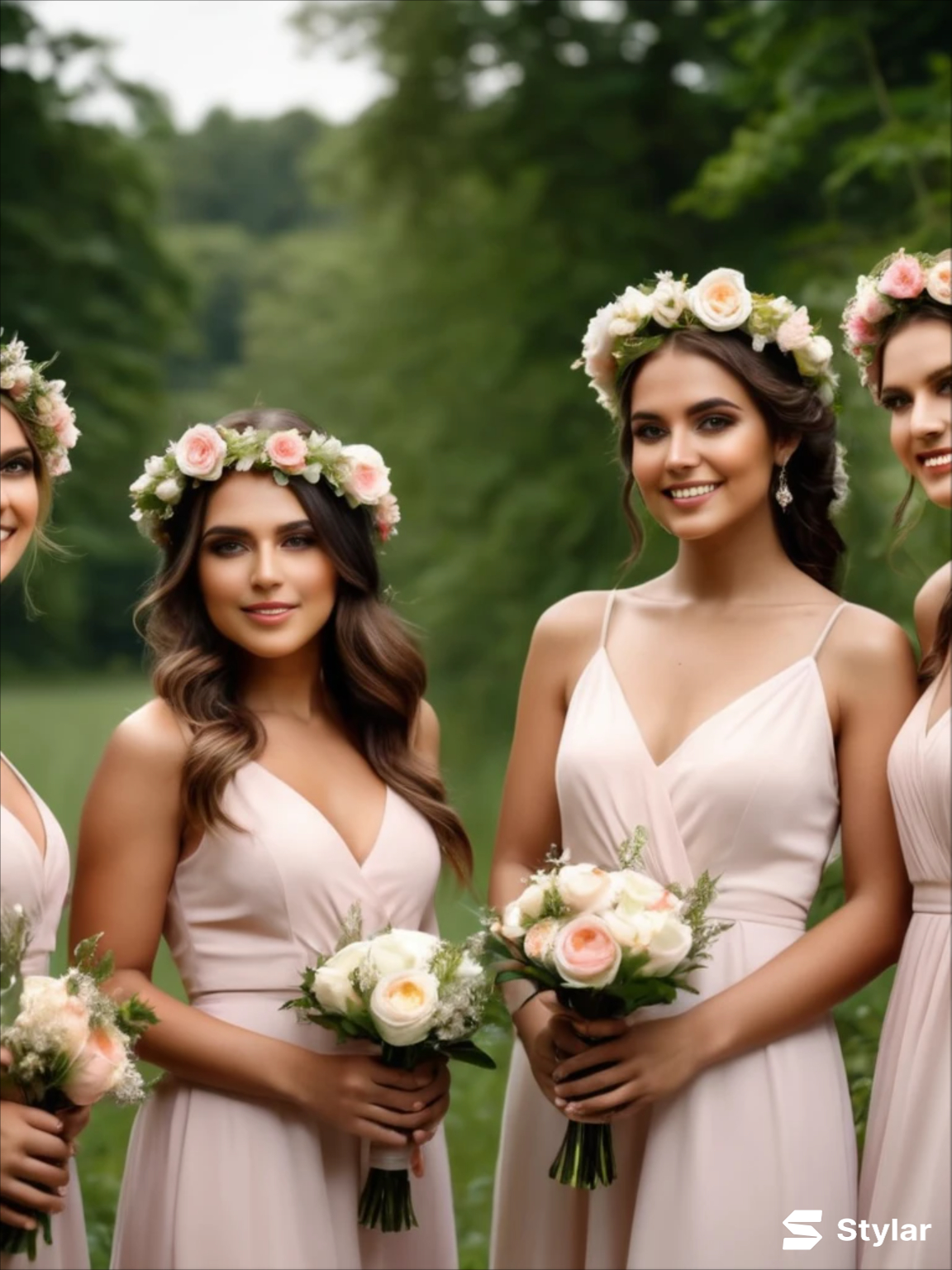 fairy wedding bridesmaids