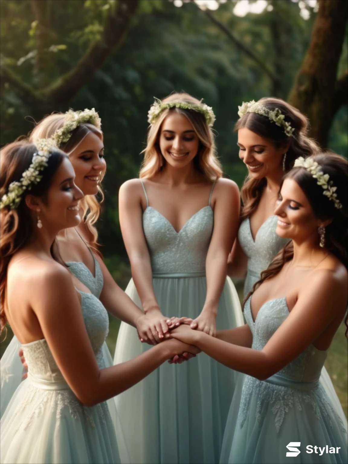 fairy wedding bridesmaids