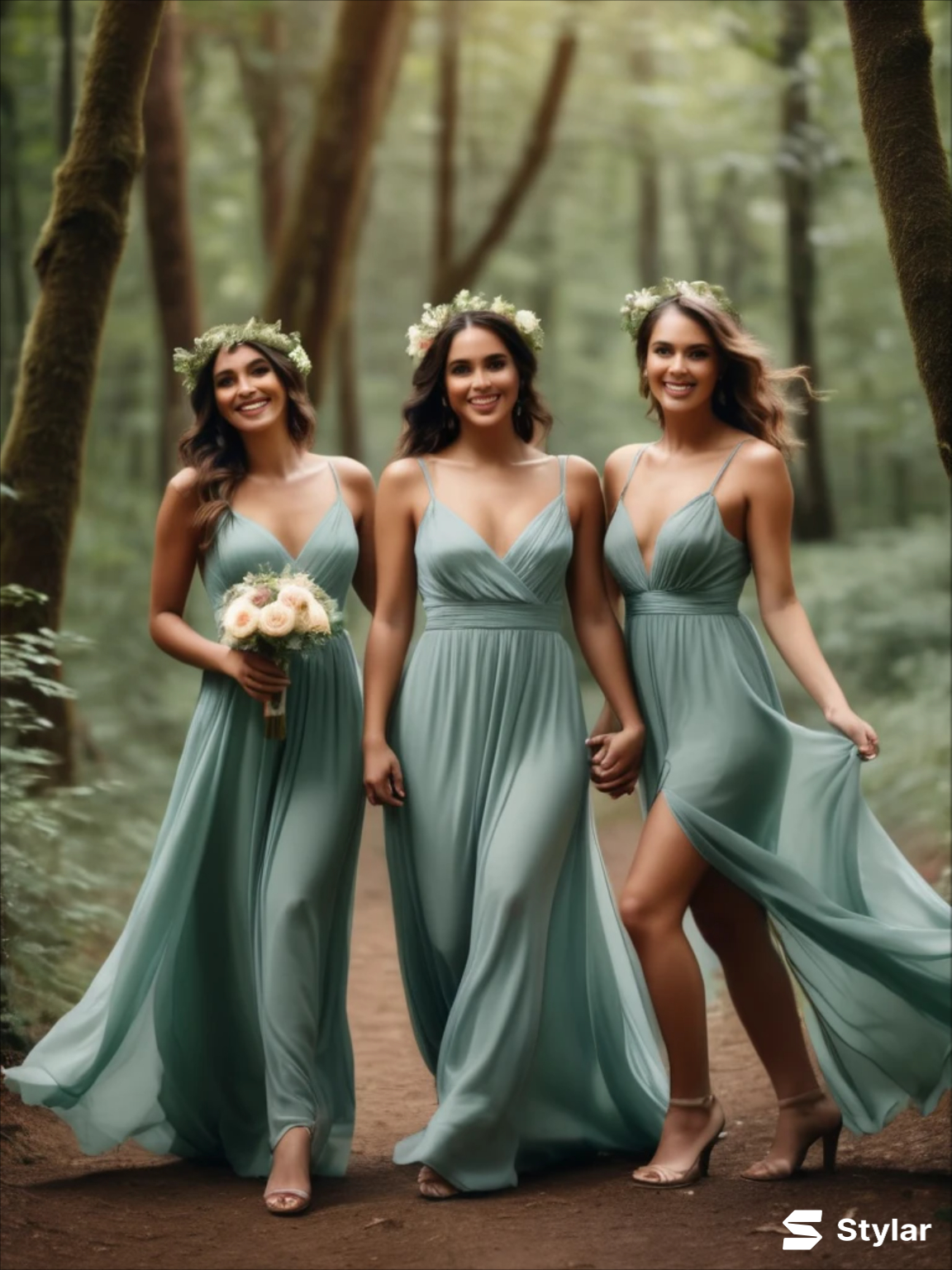 fairy wedding bridesmaids