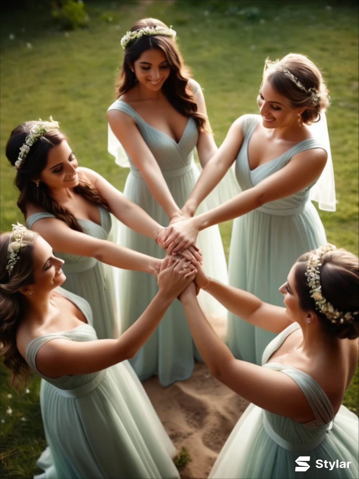 fairy wedding bridesmaids