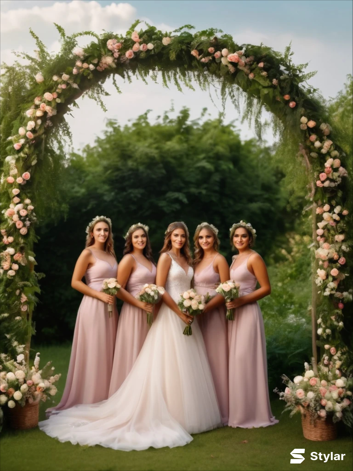 fairy wedding bridesmaids