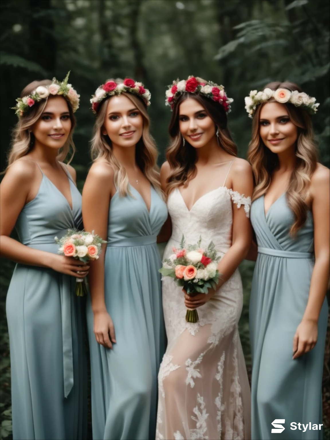 fairy wedding bridesmaids