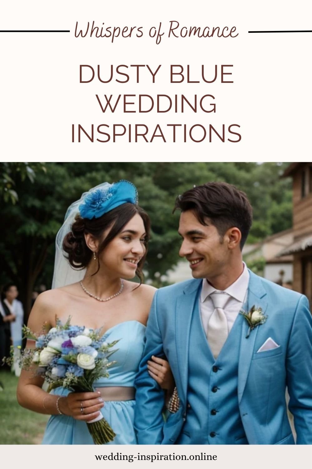 dusty blue wedding