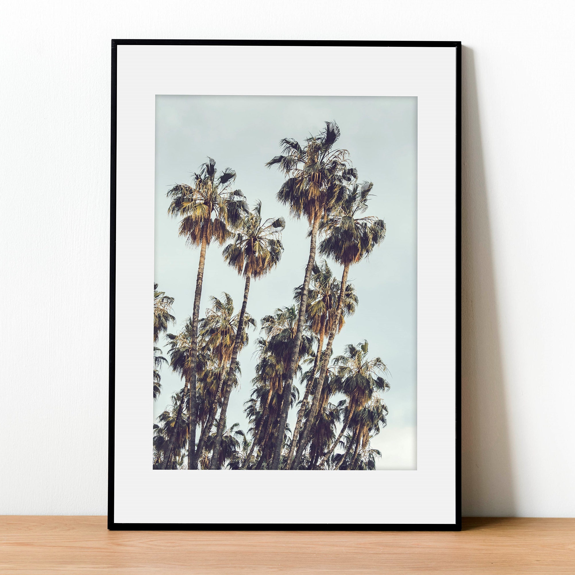 Palm tree print wall decor | Palm tree wall art - Instant download ...
