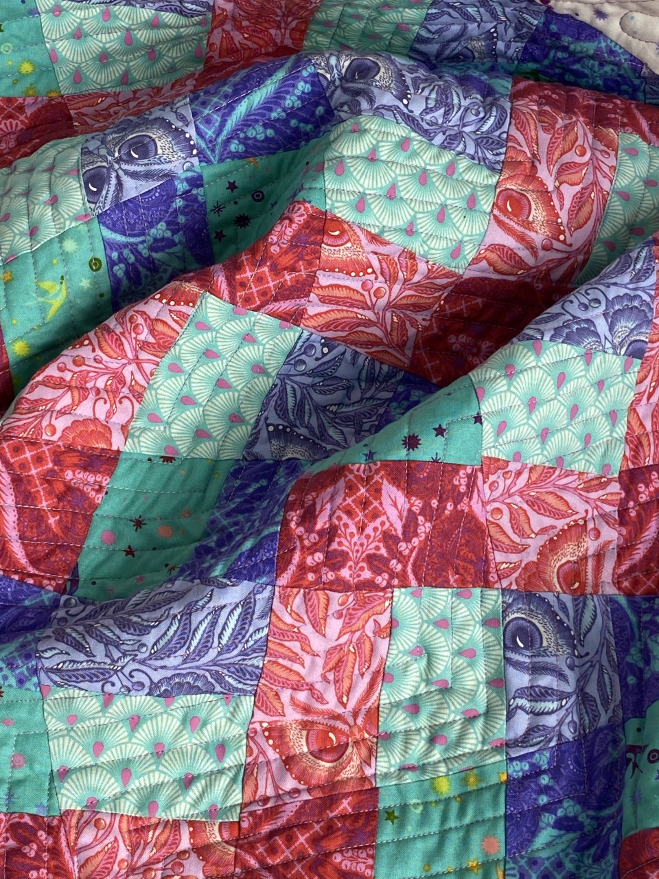 Picking out fabrics for a new quilt can keep you enthused and help to avoid burnout in your crafting time.
