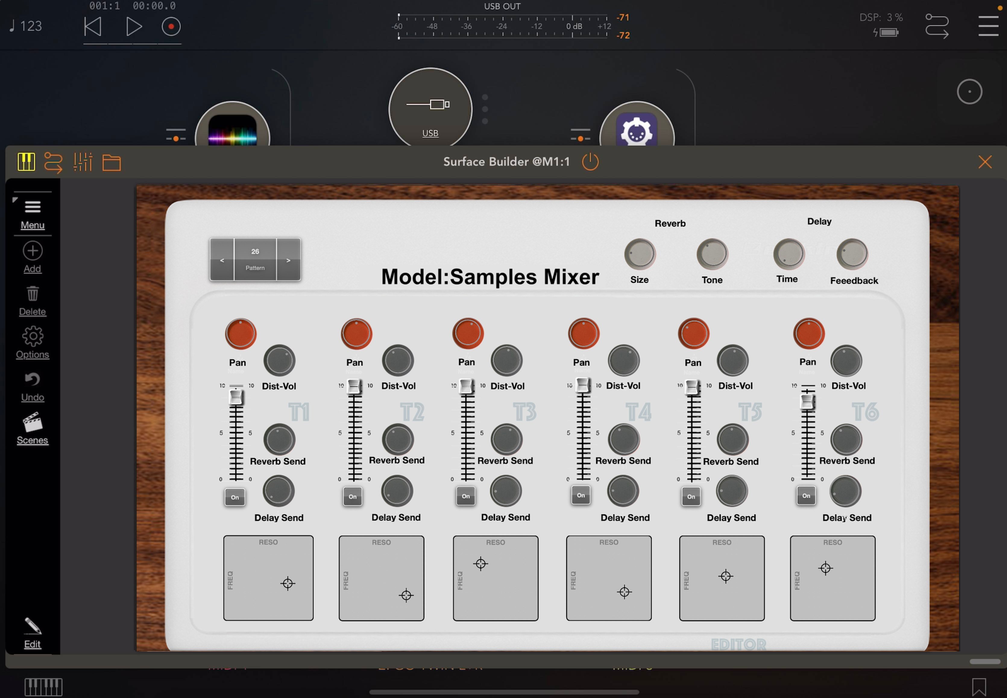 Elektron Model Samples iOS Editor Surface for the Midi Controller App ...