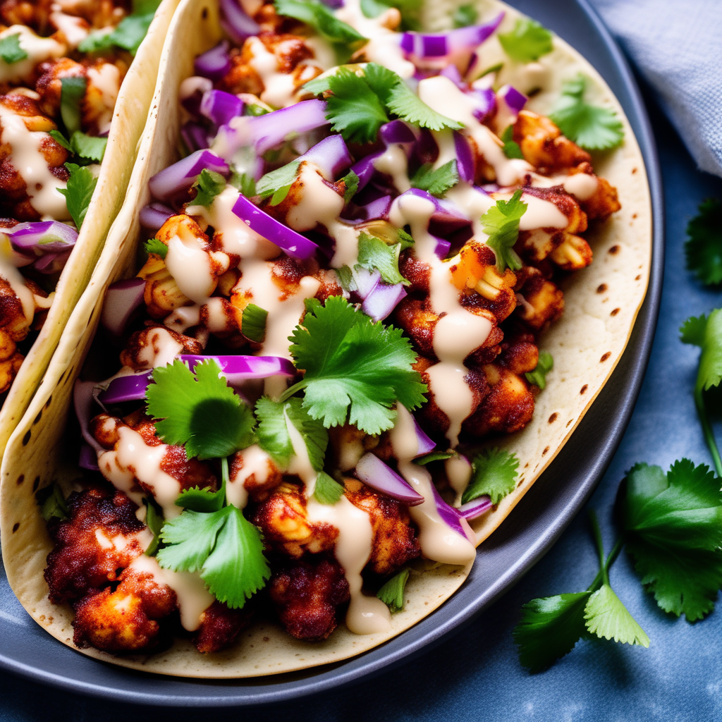 Free BBQ Cauliflower Tacos Recipe
