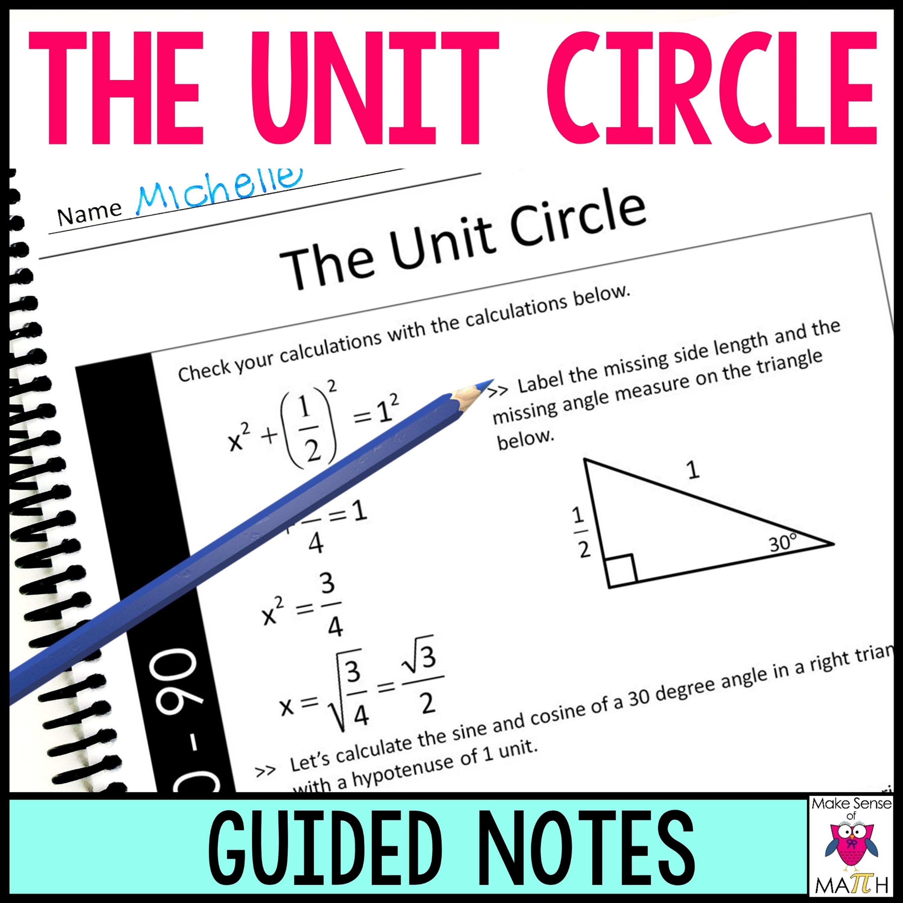 Unit Circle Guided Notes