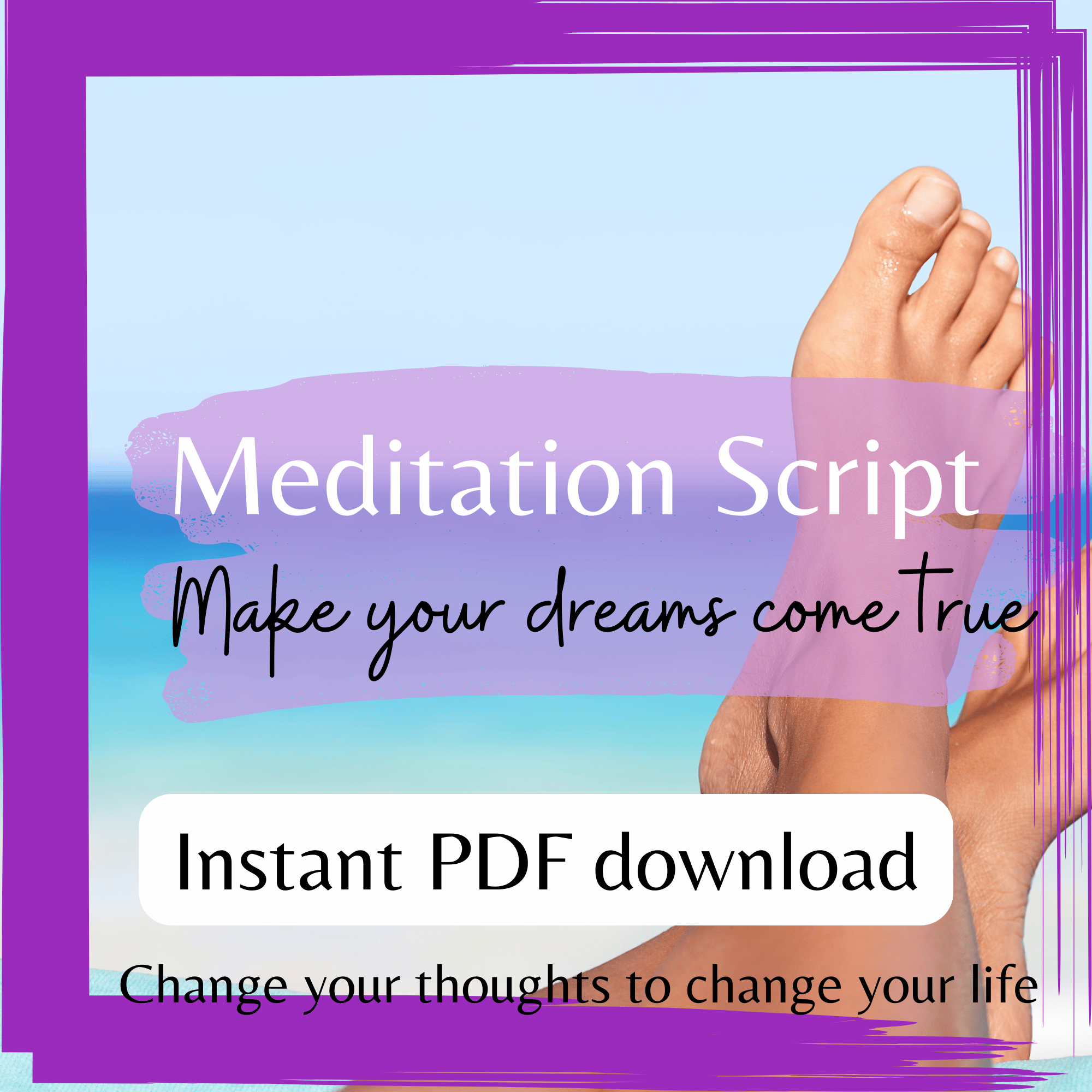 Make your dreams come true meditation guide from Selfcare Karen - Payhip