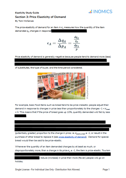 Inomics Individual Study Topics For Students