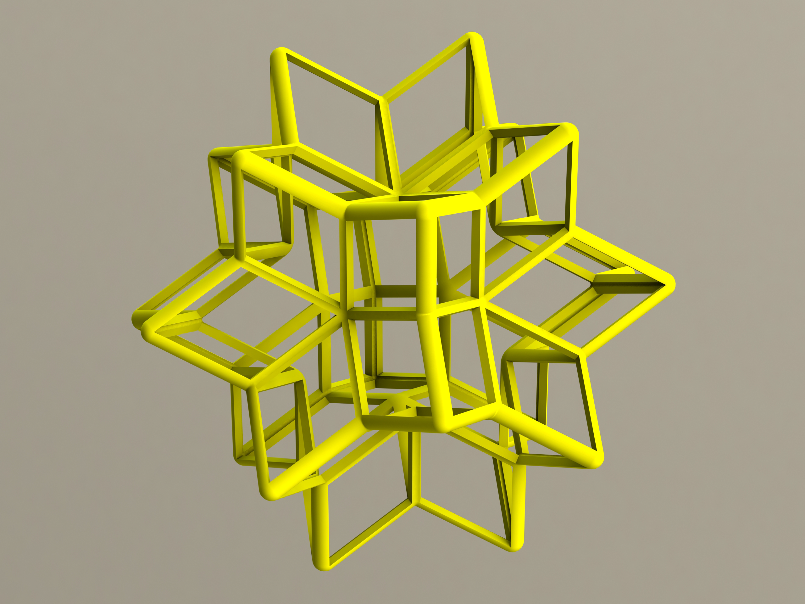 Wireframe Shape Rhombic Hexecontahedron - Payhip