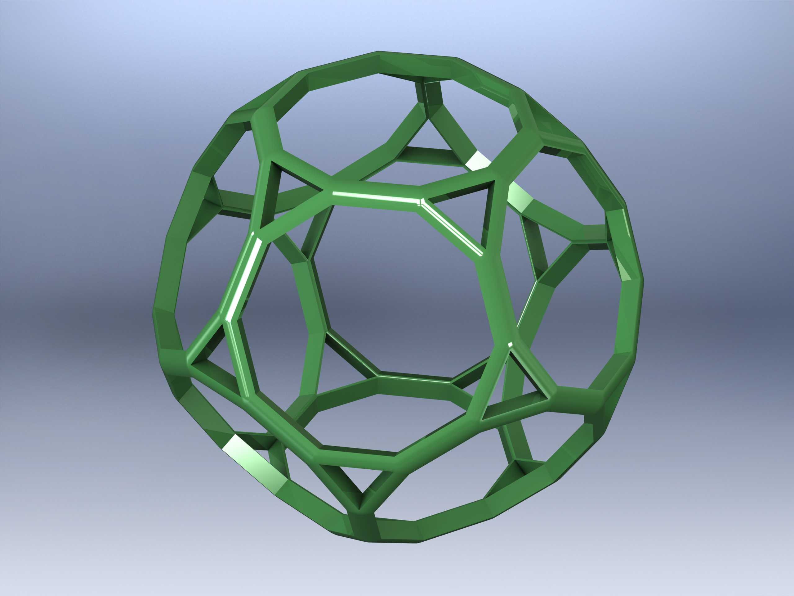 Wireframe Shape Truncated Dodecahedron - Payhip