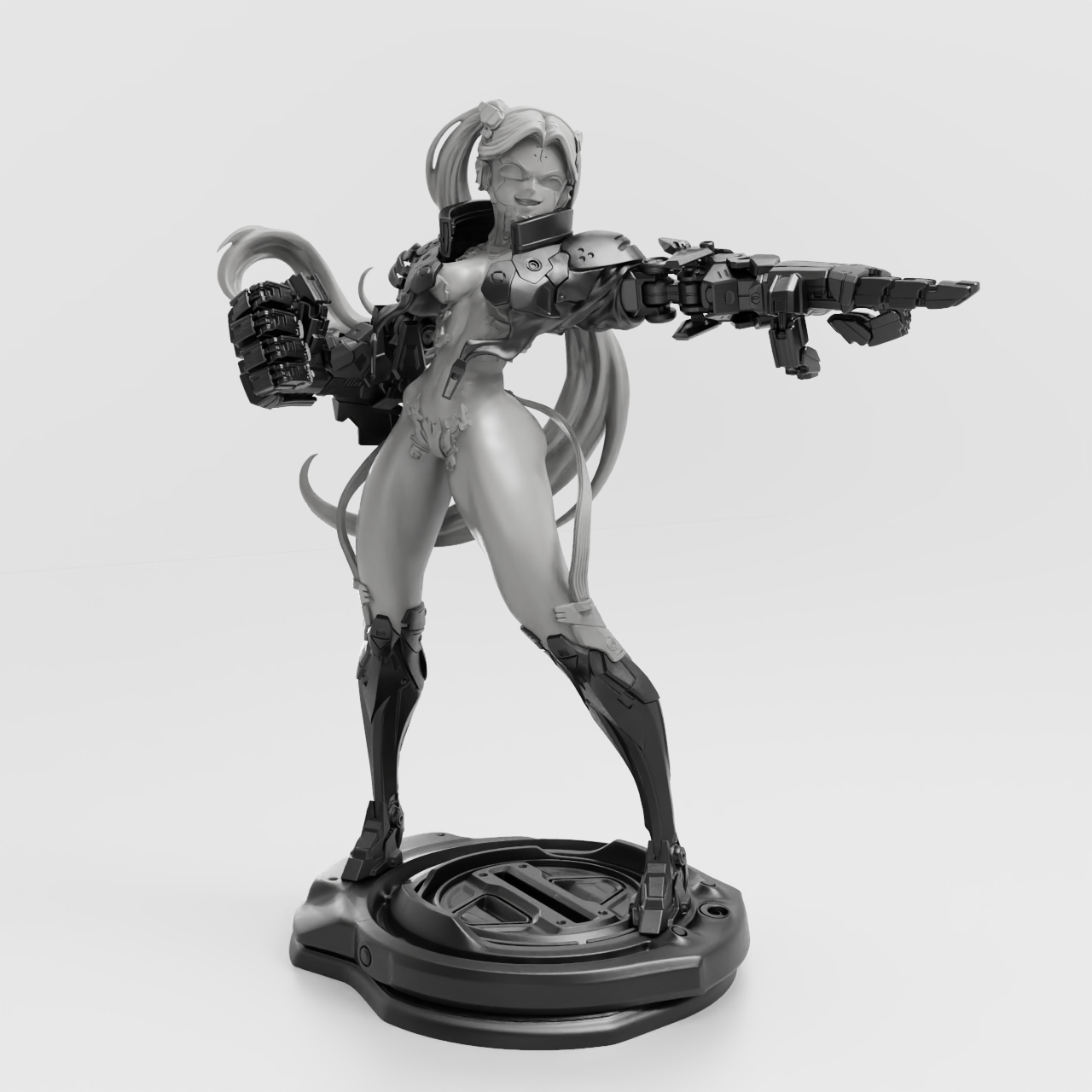 Rebecca Smasher Cyberpunk Edgerunners STL 3D Model Design Printable rebecca-smasher-cyberpunk-edgerunners-stl-3d-model-design-printable