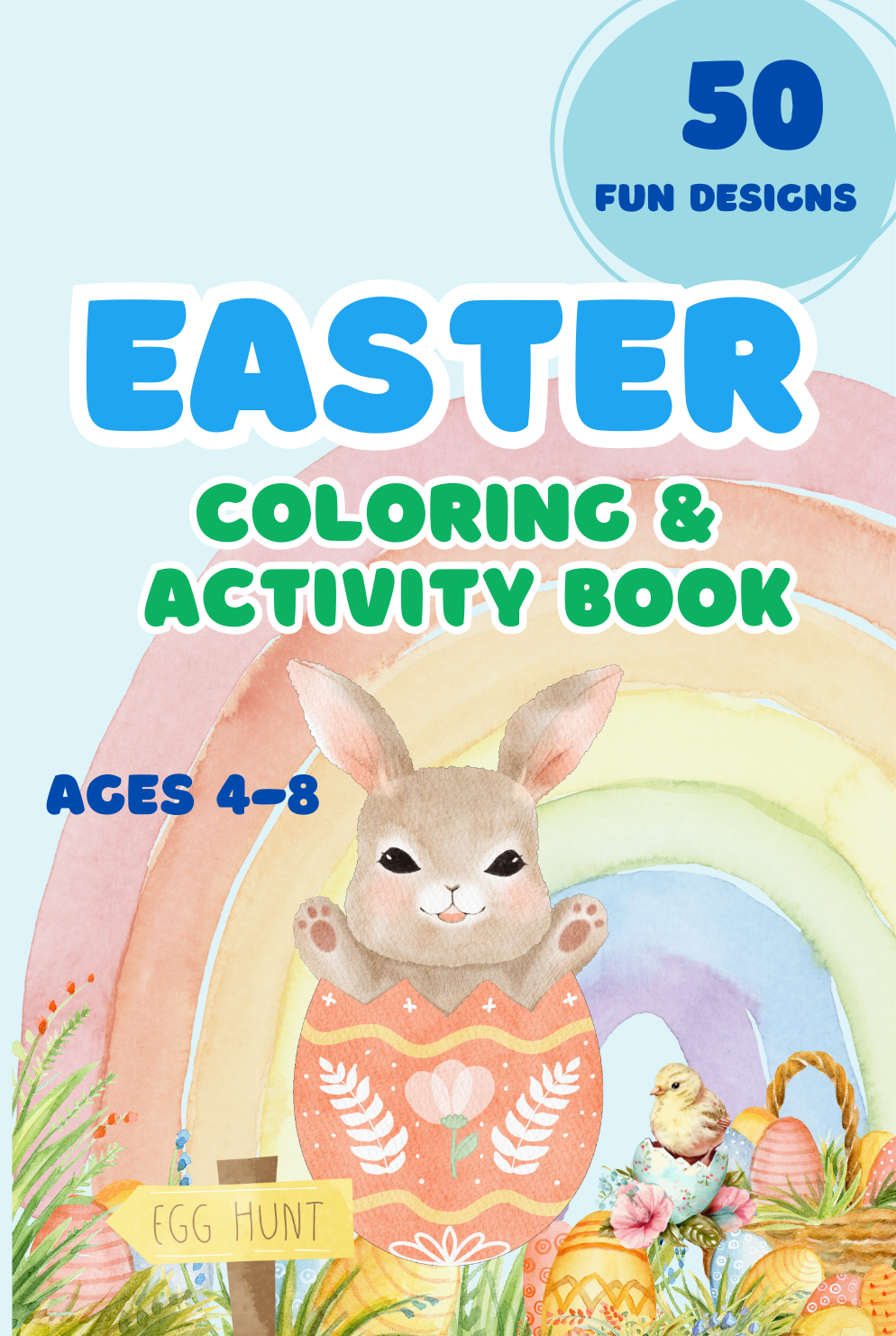 Easter Coloring, Easter Gifts, Easter Basket