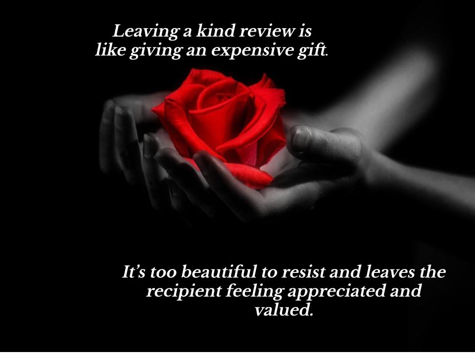 Leaving a kind review poster