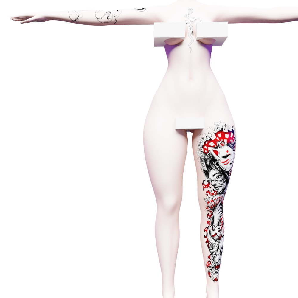 || Japanese Tatts || Tattoo Texture