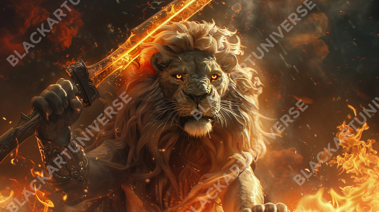 Fire Lion - 01 [1 Image] - Payhip