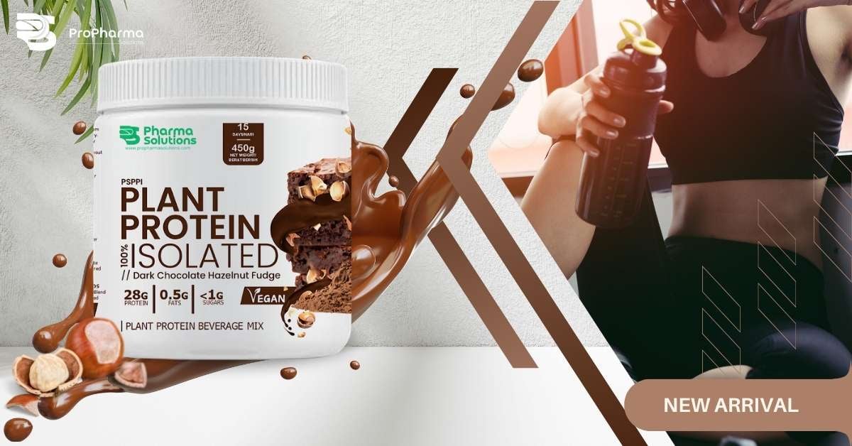 PSPPI Plant Protein Isolated 100% propharmasolutions Dark Chocolate Hazelnut Fudge 15 Days | 450g