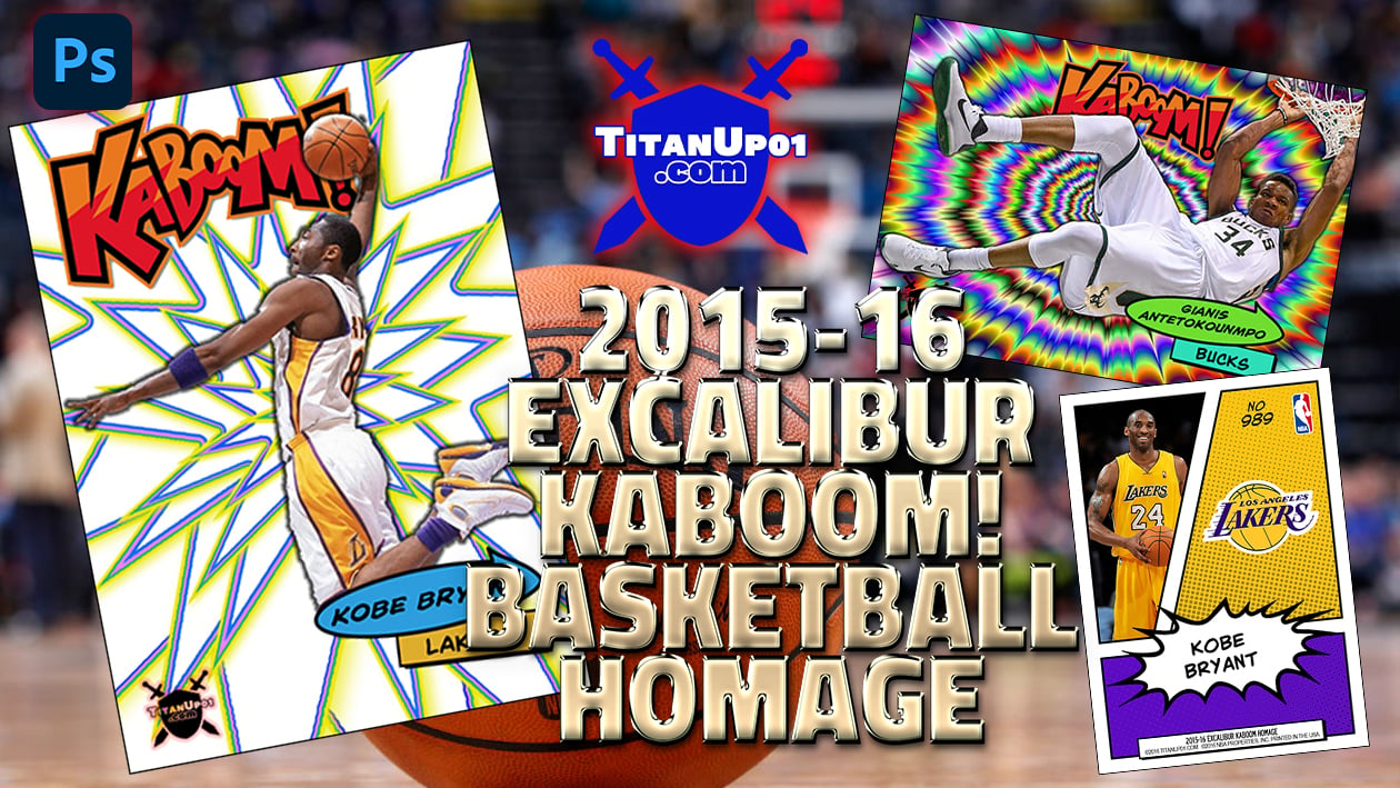 2015-16 Excalibur KaBoom! Basketball Homage Photoshop PSD Templates