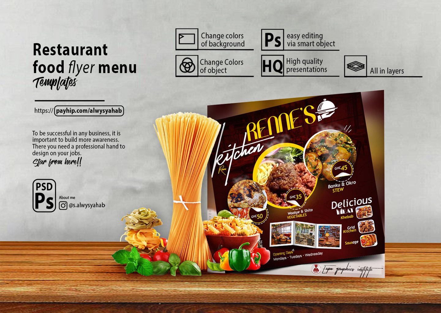 Restaurant Food Menu Templates - Payhip