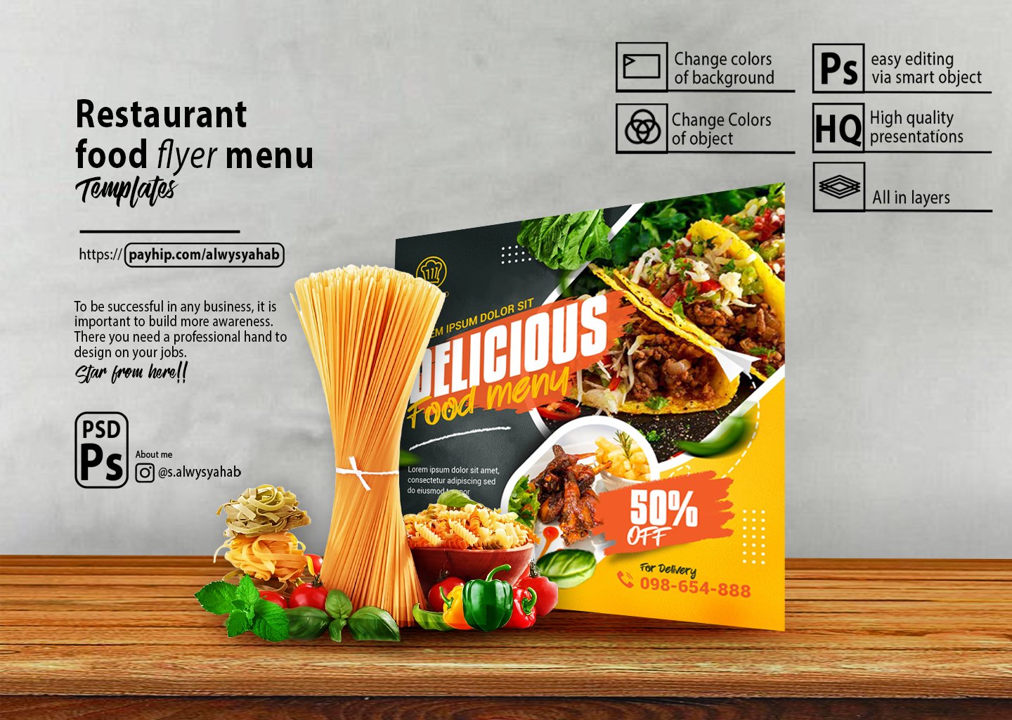 Restaurant Food Menu Templates - Payhip