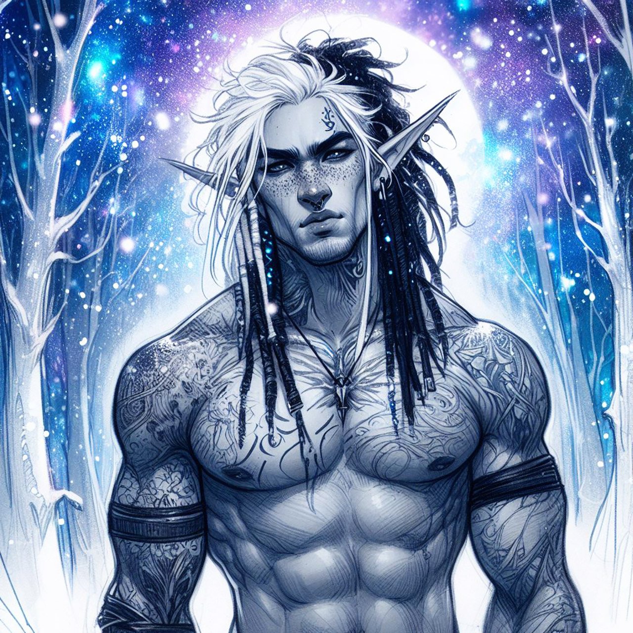 Male Elf in a Magical Lake - Payhip