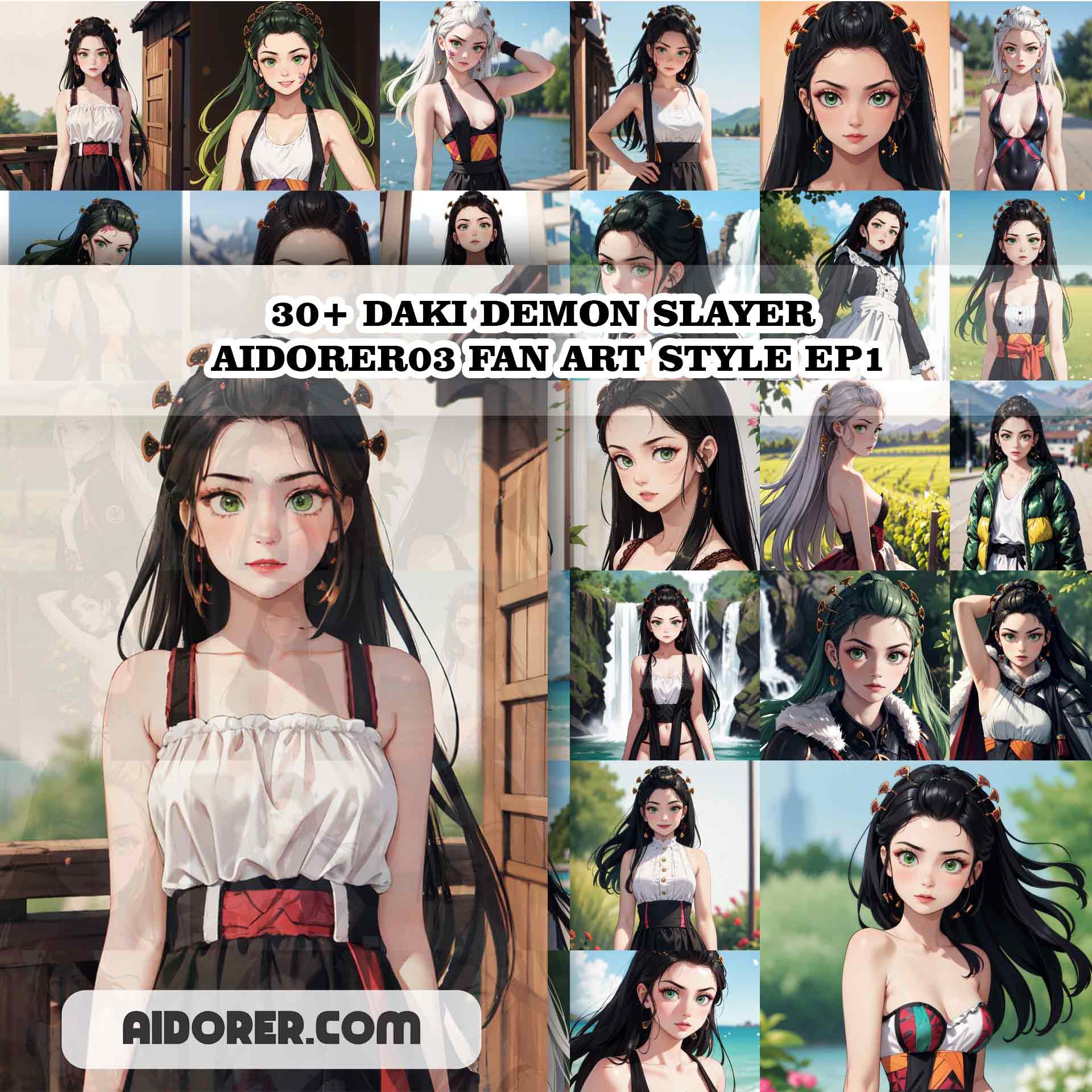 30 DAKI DEMON SLAYER AIDORER03 FAN ART STYLE EP1 - Payhip
