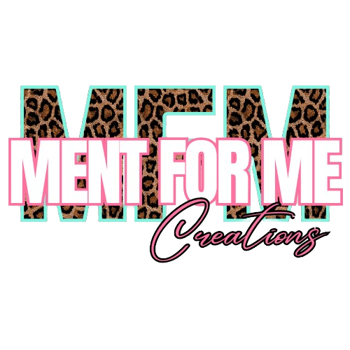 Ment for me creations digital products shop logo