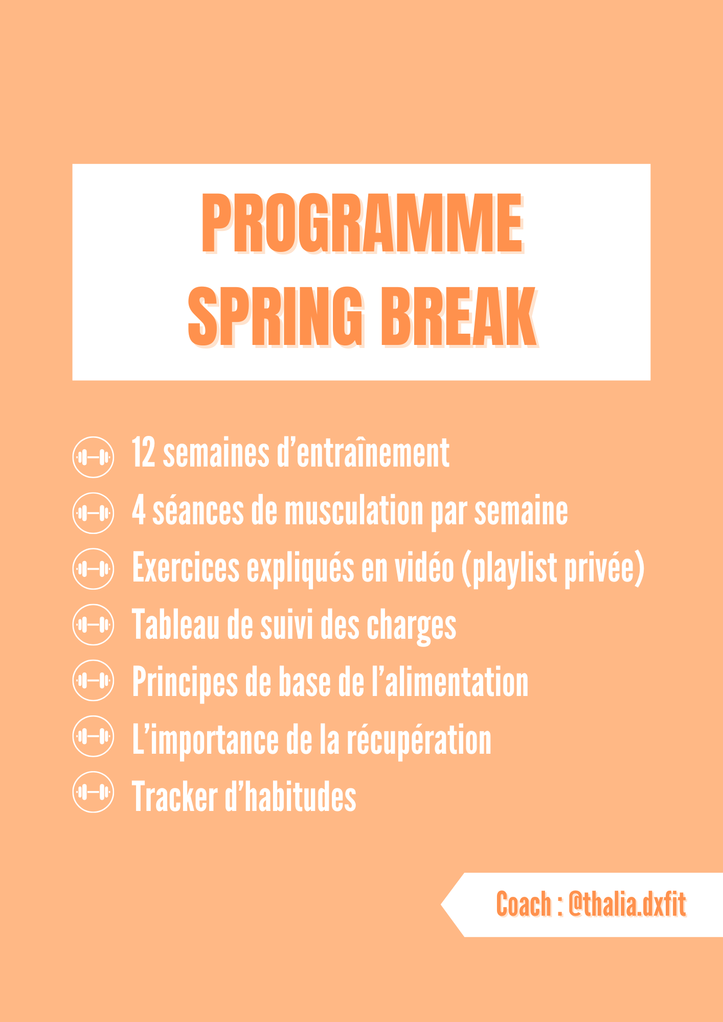 Programme Spring Break - Payhip