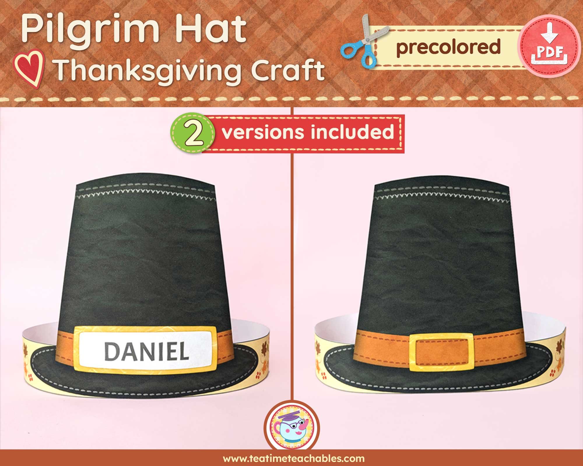 printable-pilgrim-hat-precolored-payhip for Free Printable Pilgrim Hat Template Pdf Printable Pilgrim Hat - PRECOLORED - Payhip for Free Printable Pilgrim Hat Template Pdf