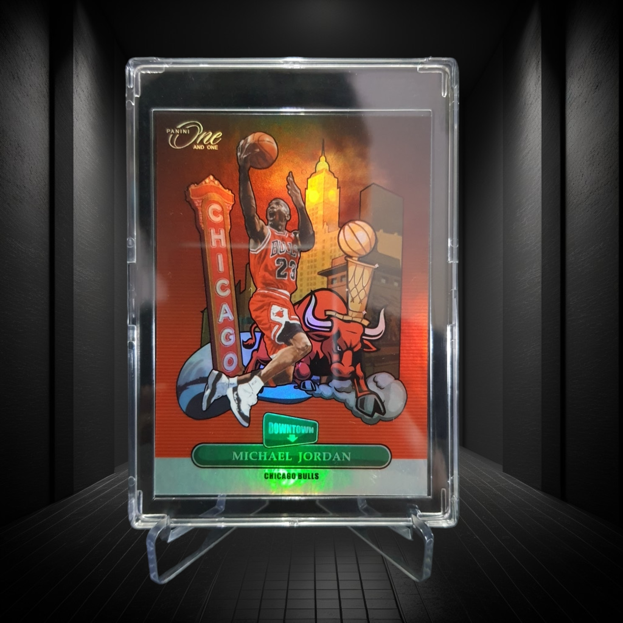 2019-20 Custom Basketball Card One and One Downtown #23 - Michael 