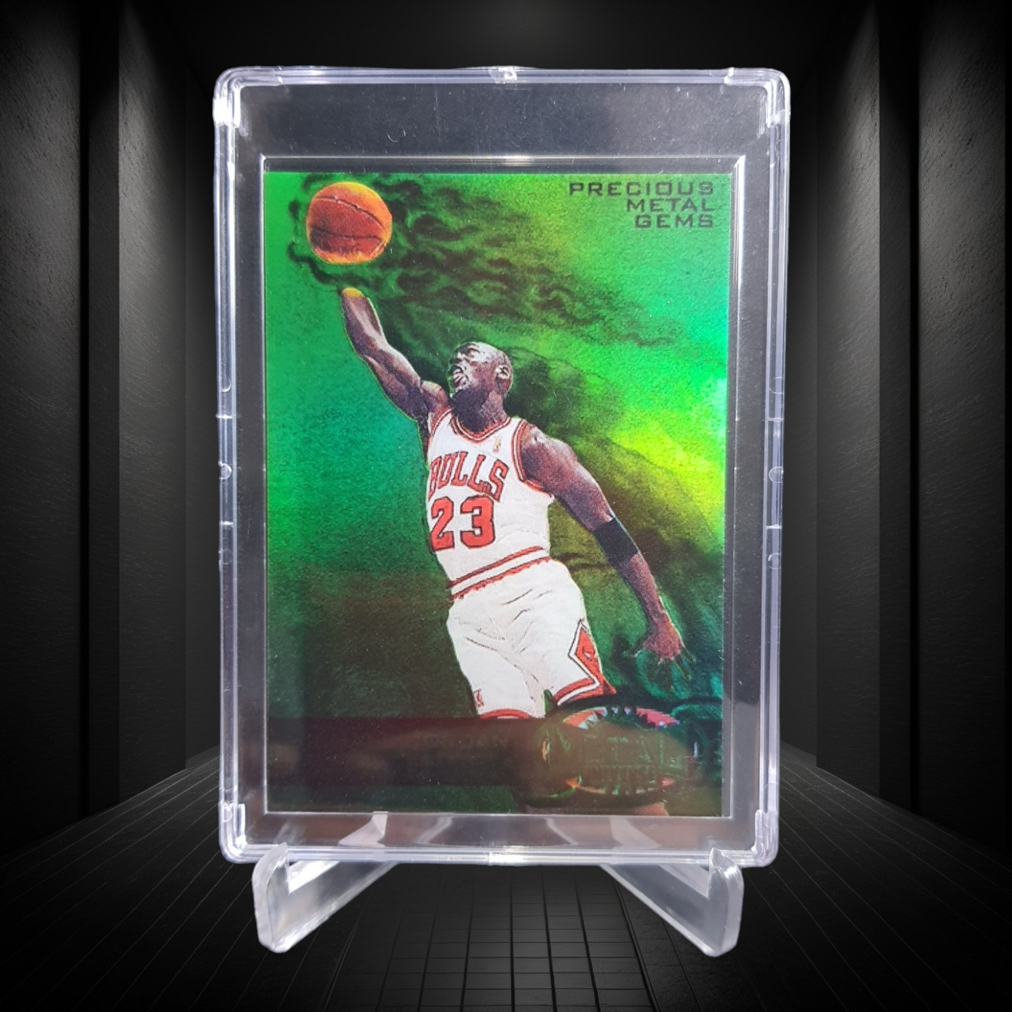 1997-98 Custom Basketball Card Metal Universe Precious Metal Gems