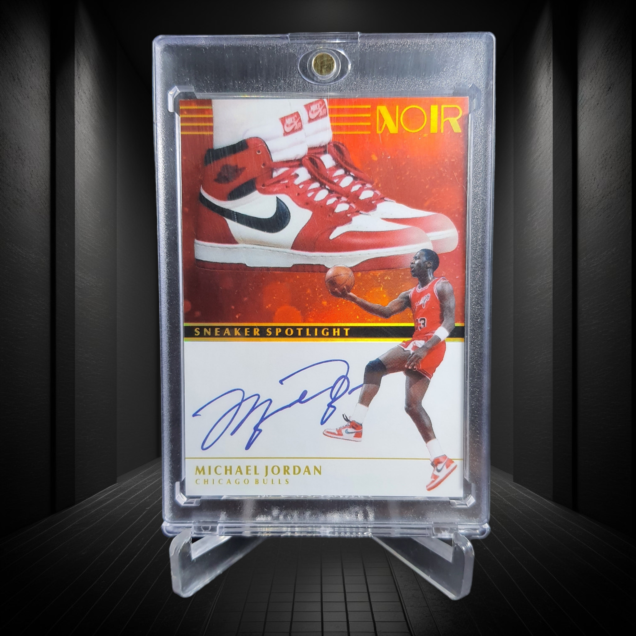 2019-20 Custom Basketball Card Noir Sneaker Spotlight