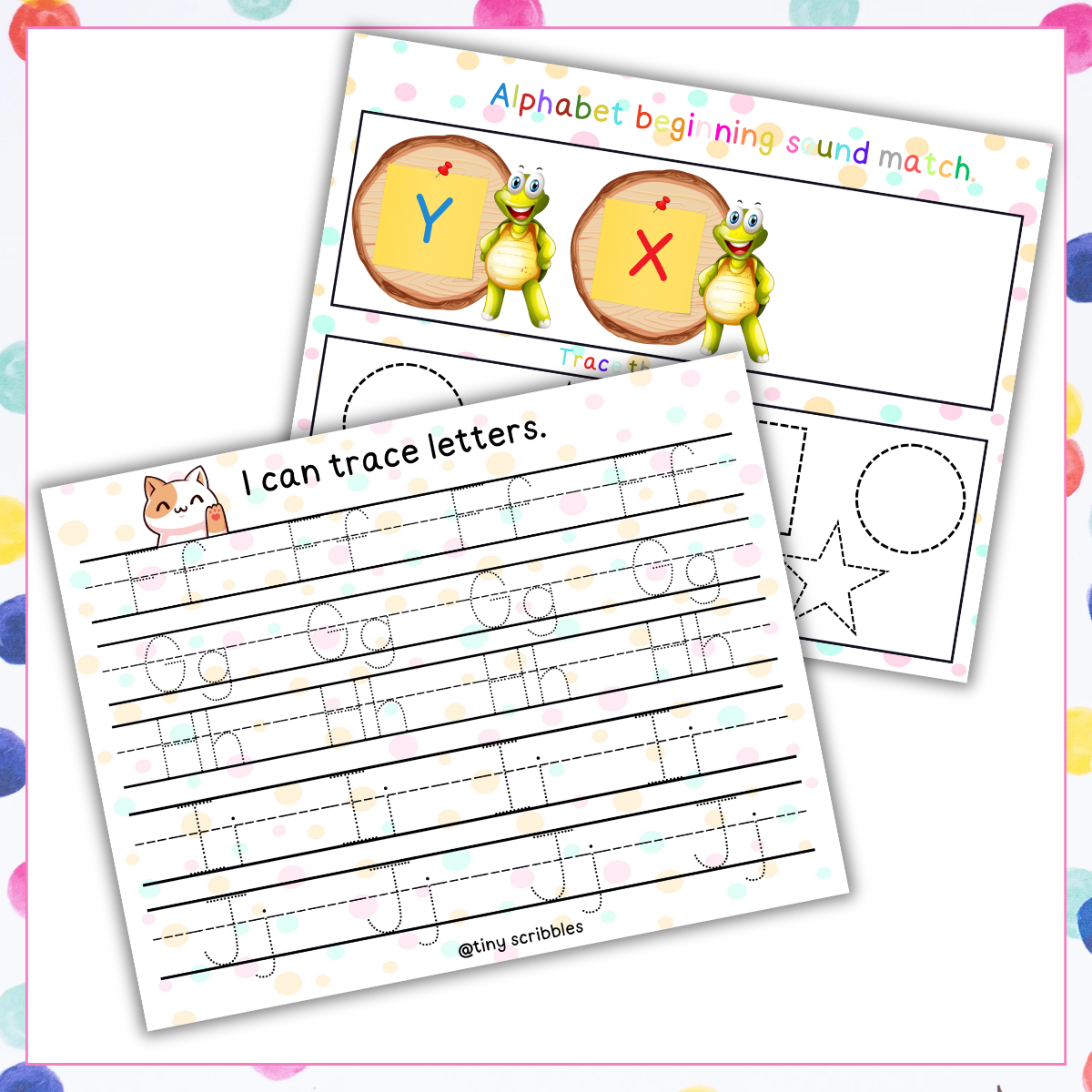 The Alphabet Busy Book, a printable ABC quiet book for Preschool and Pre-K