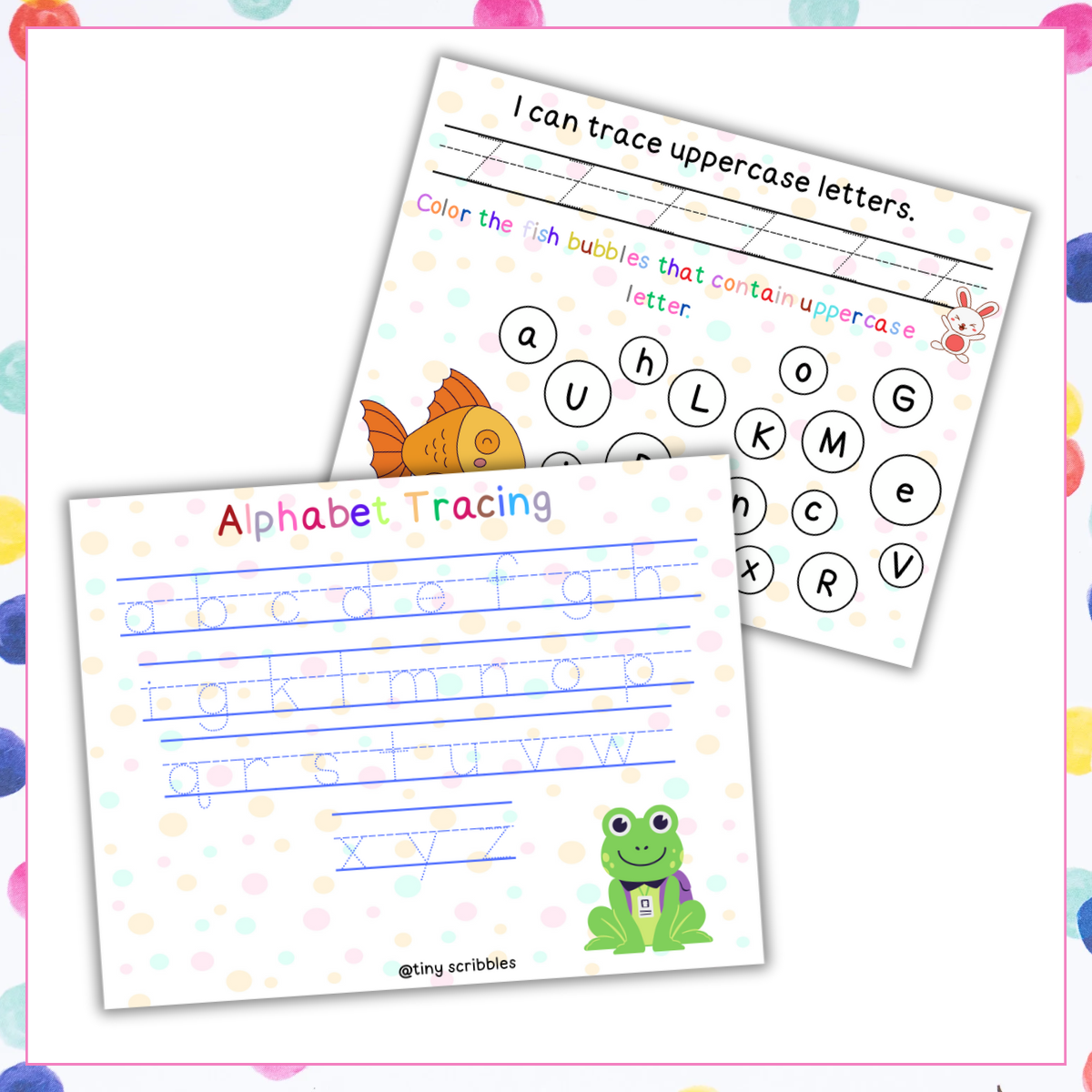 The Alphabet Busy Book, a printable ABC quiet book for Preschool and Pre-K
