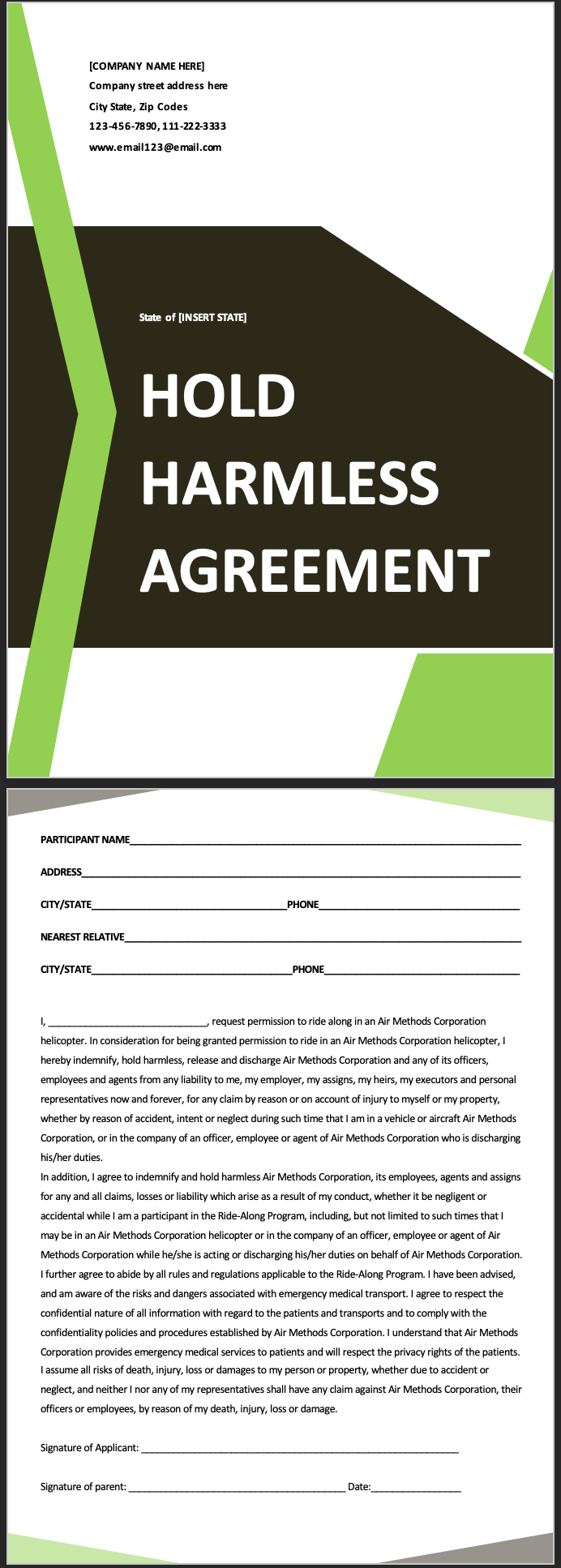 Business Agreements Templates.docx | Softcopy®
