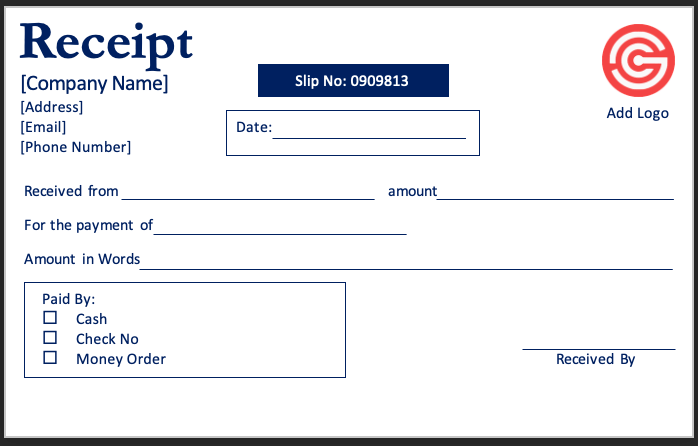 10 Printable Receipt Templates.xlsx .docx | Softcopy®