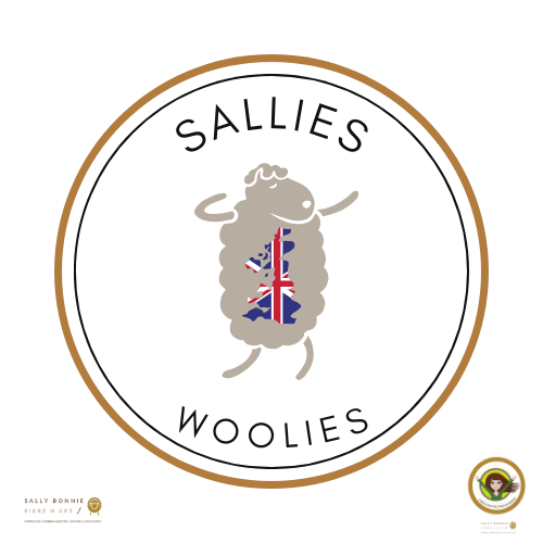 Needle felting kits picture showing a sheep and a UK flag