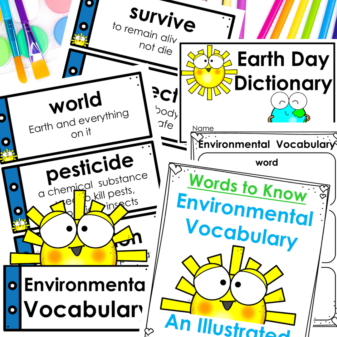 Earth Day vocabulary second grade
