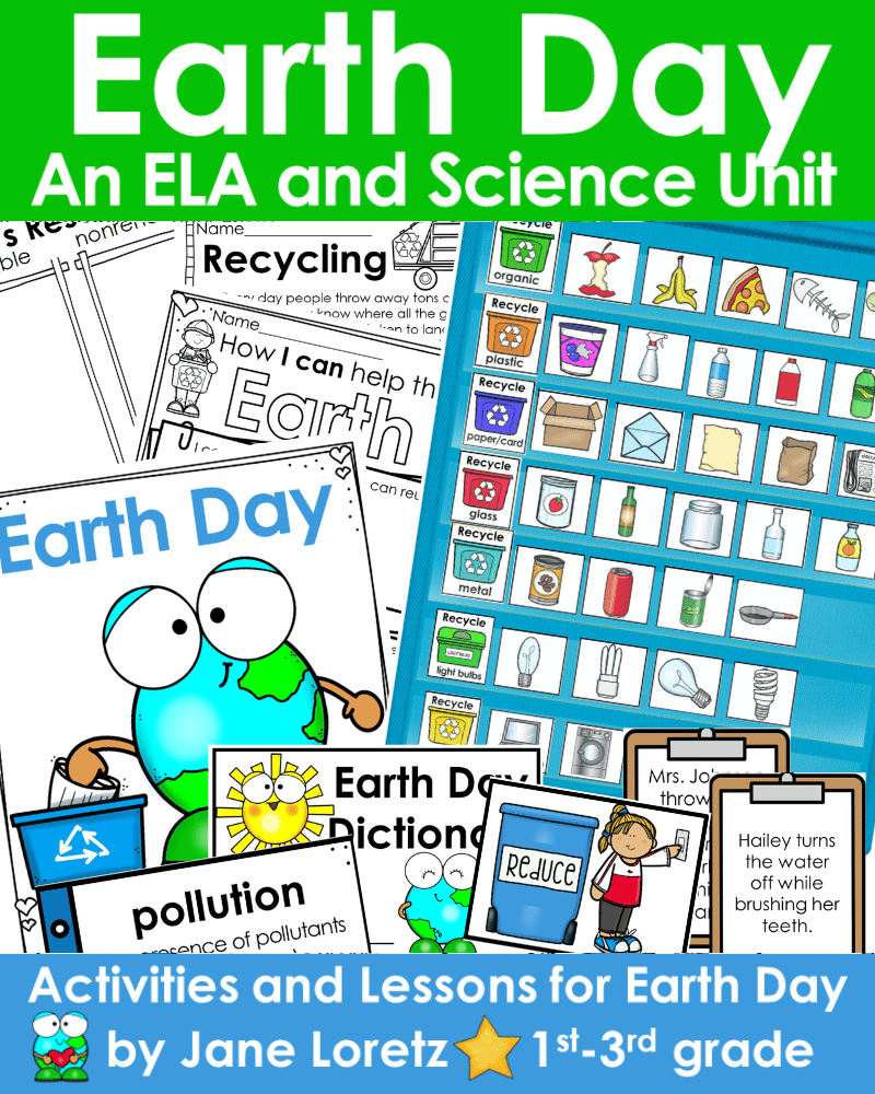 Earth Day ELA and science unit