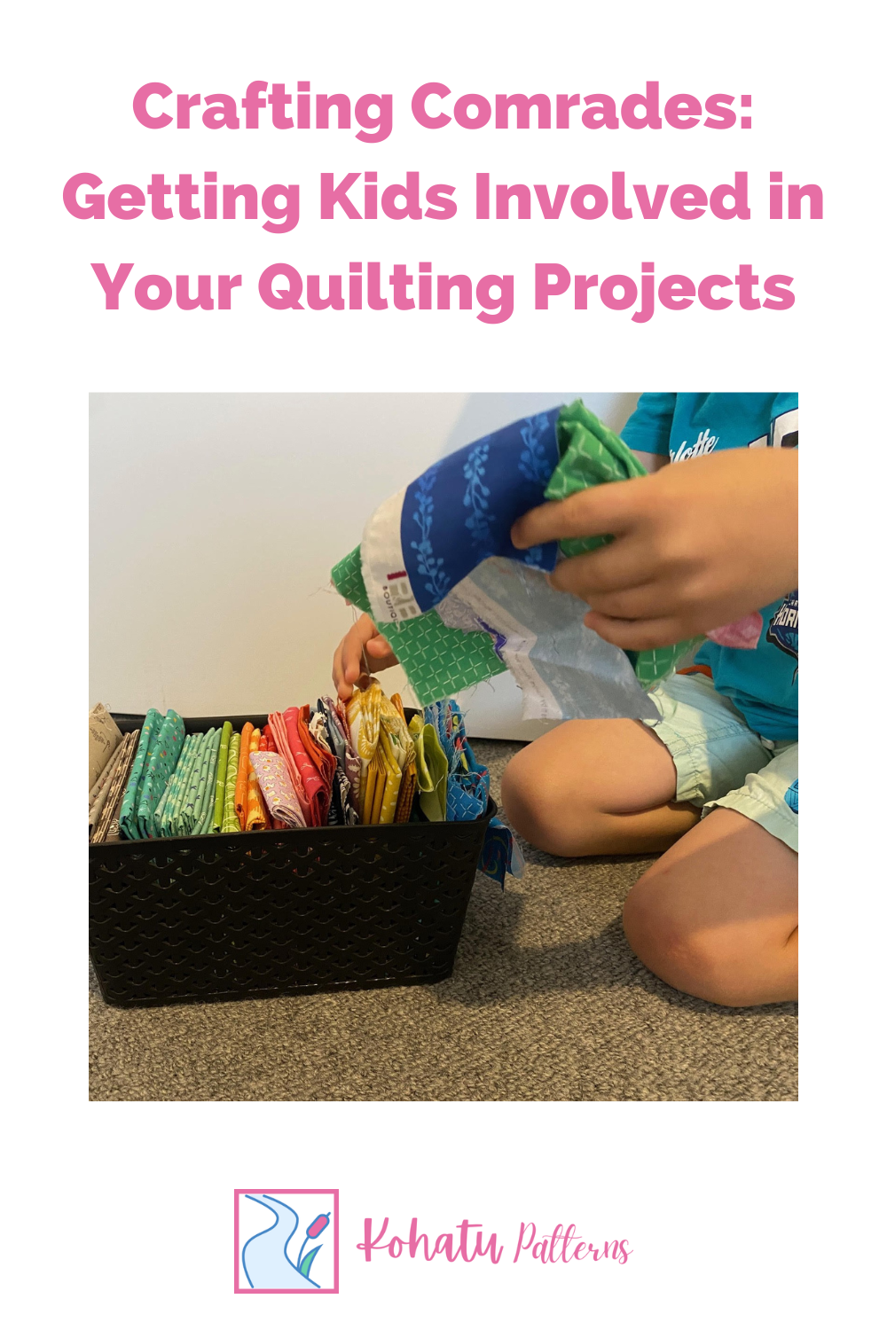 How do you find time to quilt when you have kids? Get them involved! These are some great ways to keep the kids entertained during the school holidays while carving out some quilty time for yourself!