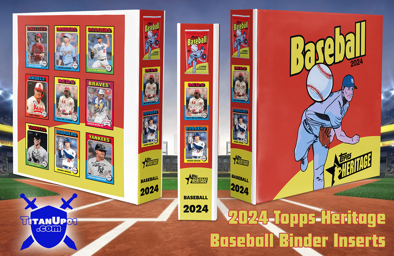 2024 Topps Heritage Baseball Cards Binder Inserts