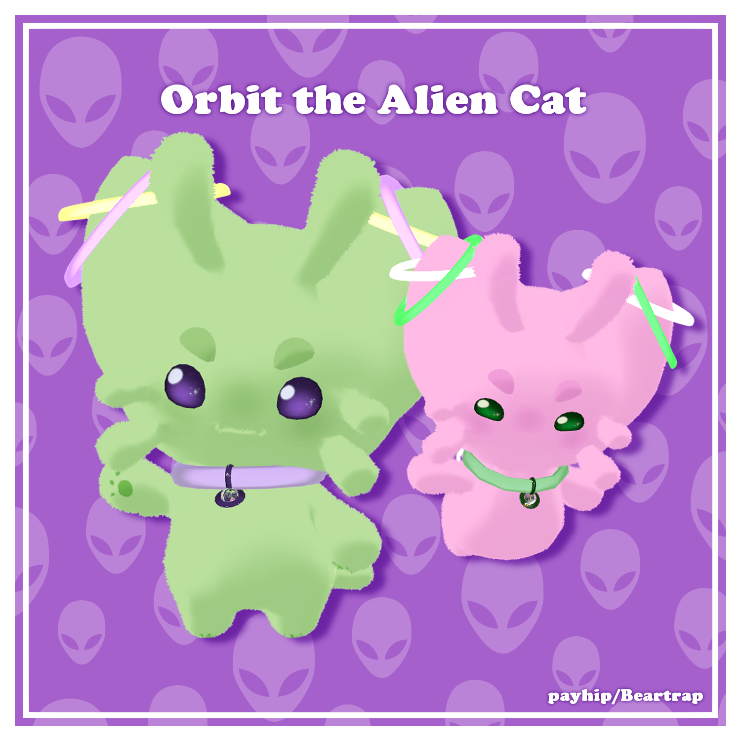 Orbit the Alien Cat || VRC Asset (Follower Plushie) - Payhip
