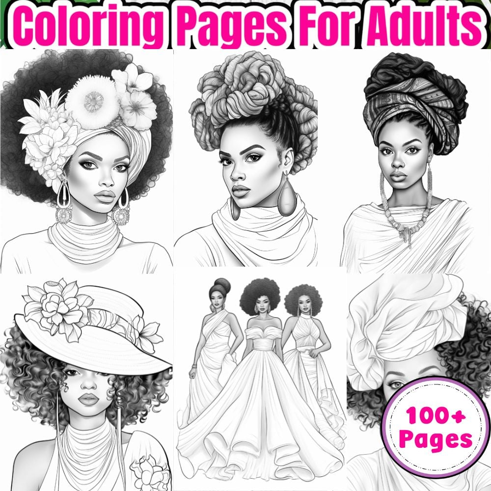 african american coloring pages for adults